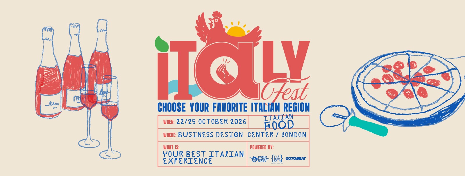 ItalyFEST 2026 — choose your favorite Italian region, 22-25 October 2026, Business Design Centre London